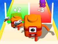 Merge Number Cube 3d Run Game image