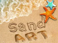 Sand Drawing Game : painting image
