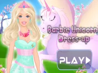 Barbie unicorn dress up image