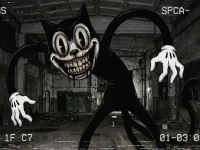 image bg Cartoon Cat Scary